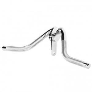 Хромированная рукоятка для гребли с широким захватом GORILLA SPORTS, серебро