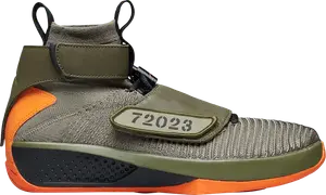 Кроссовки Carmelo Anthony x Rag & Bone x Air Jordan 20 Retro Flyknit Olive, зеленый