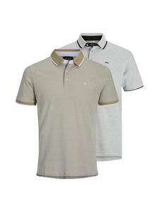 Поло Jack & Jones 2er Pack, цвет beige/grau