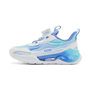 QIAODAN Детские кроссовки Gentle Breeze с низким верхом, противоскользящие, износостойкие, синие, белые, для детей 3–7 лет