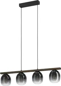 Подвесной светильник Eglo Filago, черно-коричневый