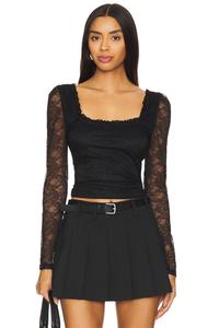 Микайла топ More To Come, черный