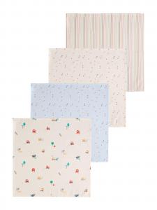 Next Нагрудник в бежевом и светло-голубом цветах