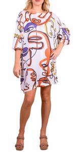 Туника-свитер Грета белого цвета Gigi Moda, белый