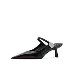 Shesrim Сандалии с закрытым носком, женские, черные