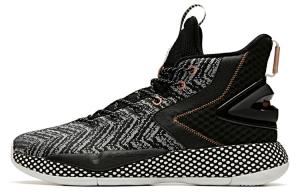 ANTA Безумные 3 амортизирующие утепленные баскетбольные кроссовки мужские черно-белые