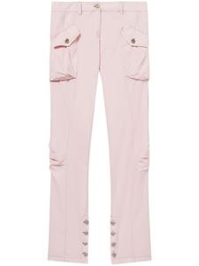 PUCCI брюки карго Toile из смеси хлопка и шелка, розовый