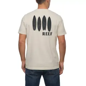Мужская футболка Pettibon с принтом Reef, бежевый