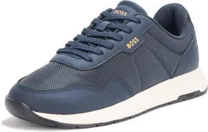 Мужские кроссовки BOSS Essential с низким профилем, темно-синий
