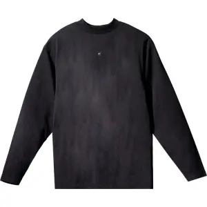 Лонгслив Yeezy Gap Engineered by Balenciaga Logo Long-Sleeve Tee 'Black', черный