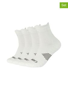 Camano Набор из 4 тренировочных носков белого цвета