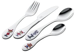 Детские столовые приборы Zwilling Friends, 4 предмета, серебро
