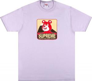 Футболка Supreme Bear Tee 'Light Purple', фиолетовый