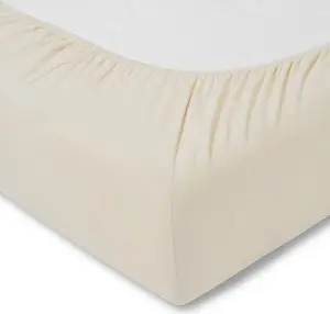 Простыня на резинке Jersey 100x200 см, цвет карамель Estella