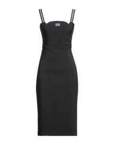Платье миди Versace Jeans Couture, черный
