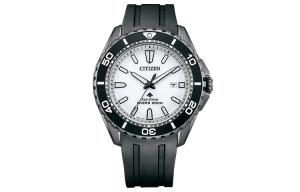 CITIZEN Часы Light Powered Quartz Movement PU Strap Watch Men's Watch White Dial BN0197 08A, White Dial