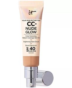 Легкая тональная основа CC+ Nude Glow + сыворотка для сияния SPF 40 It Cosmetics, цвет Medium Tan