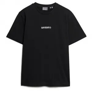 Футболка Superdry Micro Logo Graphic Loose, черный