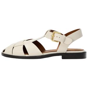 ZARA Римские сандалии женские белые