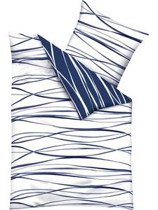 Двустороннее постельное белье из сатина Мако темно-синего цвета kaeppel, 135x200 см (80x80 см)