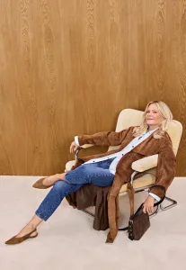 Балетки с открытой пяткой Ryłko, Brown