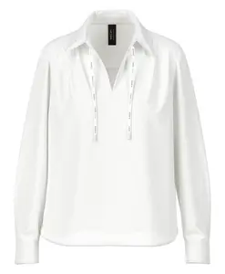 Блузка-Комбинация из рами Marc Cain, белый