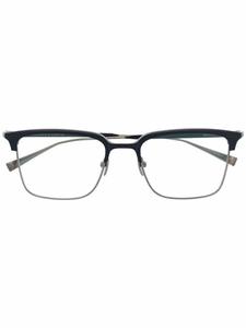 Masunaga очки Waldorf в квадратной оправе, черный