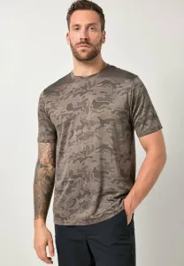 Футболка jaypi с коротким рукавом, быстросохнущая, с байкерским принтом по всей поверхности. Jp1880, Coffee