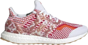 Кроссовки Adidas Wmns UltraBoost 5.0 'Cloud White Scarlet', красный