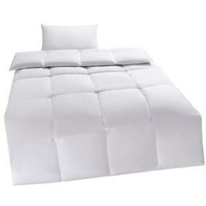 Комплект My home Cavanelle пуховое одеяло + подушка, 40х80, нормальное, белый