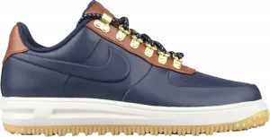 Лимитированные кроссовки Nike Lunar Force 1 Duckboot Low 'Obsidian', синий