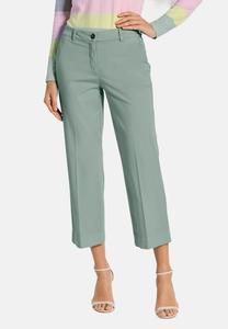 Брюки WEITE 7/8 MIT BÜGELFALTEN MADELEINE, светло-зеленый