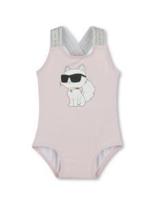 Karl Lagerfeld Kids купальник Choupette, розовый