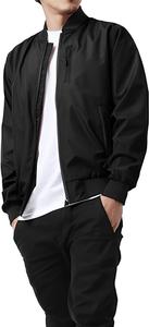 Куртка-бомбер Ma Croix MA-1 Flight Mens Lightweight Padded Waterproof Premium, черный