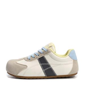 Feiyue Женские устойчивые к истиранию сбалансированные легкие низкие скейтбордские кроссовки Beige Blue, цвет Beige Blue