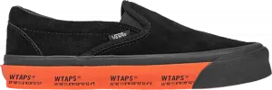 Кеды Vans WTAPS x Classic Slip-On LX Black Orange, черный