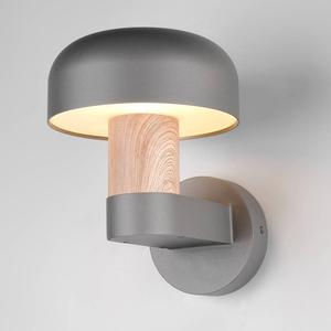 Уличный настенный светильник Trio Fraser, алюминий - 1-пламенный - темно-серый / бежевый