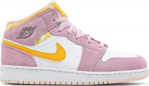Кроссовки Air Jordan 1 Mid SE GS Arctic Pink, розовый