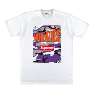 Футболка Supreme x Wheaties Tee 'White', белый