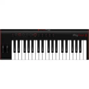 37-клавишный контроллер полного размера IK Multimedia iRig Keys 2 Pro  для iPhone, iPad и Mac/PC с SampleTank SE