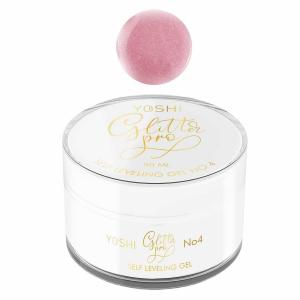 Самовыравнивающийся гель Yoshi Glitter Pro №4. 50мл