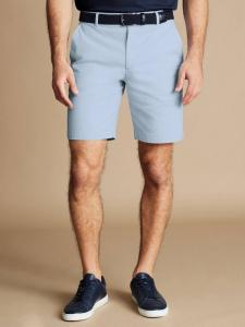 Облегающие шорты из хлопчатобумажной смеси Charles Tyrwhitt, цвет Sky Blue