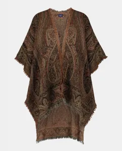 Женский однотонный шерстяной пончо Lloyd's, красный