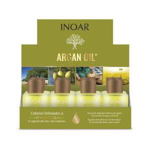 Набор: разглаживающее аргановое масло для волос, 12 шт. х 7 мл Inoar Argan oil