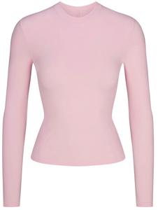 Лонгслив Skims Cotton Jersey, розовый
