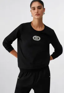 Толстовка с отделкой из драгоценных камней Liu Jo, Black