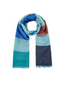Шарф CODELLO, Aqua/Dark blue