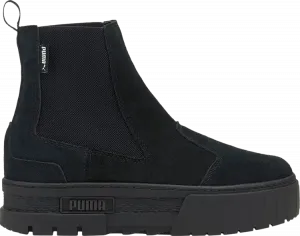 Кроссовки Puma Wmns Mayze Chelsea Suede Triple Black, черный