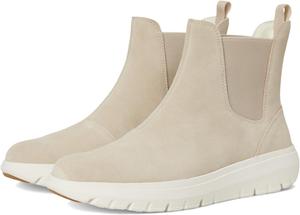 Ботинки Cole Haan Women's Grand Raelyn Chelsea Waterproof Boots, Light Sesame Suede/Ivory Waterproof