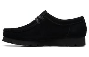 Кроссовки clarks Originals WALLABEE Lifestyle Shoes Women's Low-top Black, черный